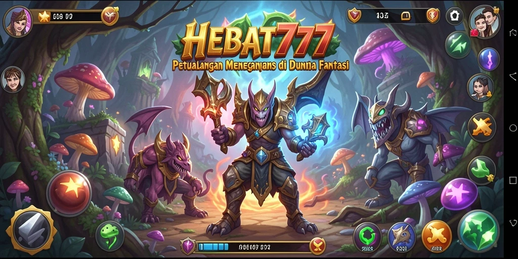 Tampilan gameplay HEBAT777 yang menampilkan aksi petualangan seru.