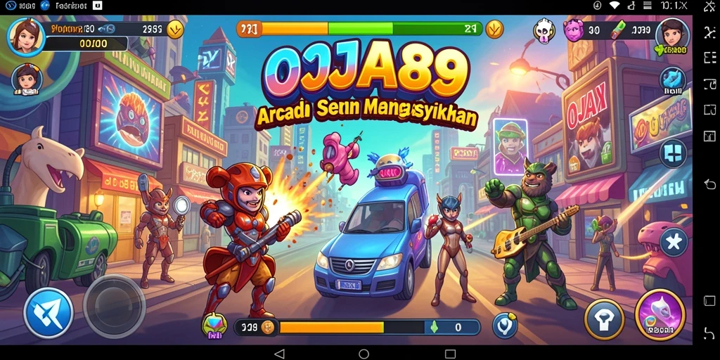 Screenshot OJA89 menampilkan momen seru dalam permainan Arcade.