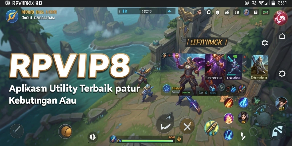 Tampilan antarmuka RPVIP8 yang ramah pengguna dan menarik.