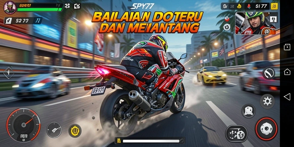 Tampilan menarik dari gameplay SPY77 yang mendebarkan.